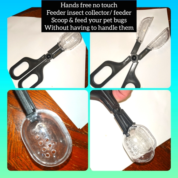 5/$25 hands free no touch Feeder insect collector/ mice grabber, tongs new - Picture 2 of 7